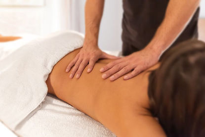 Bild von Rückenmassage